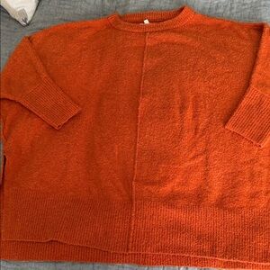 Lou & Grey Orange Crewneck Sweater
